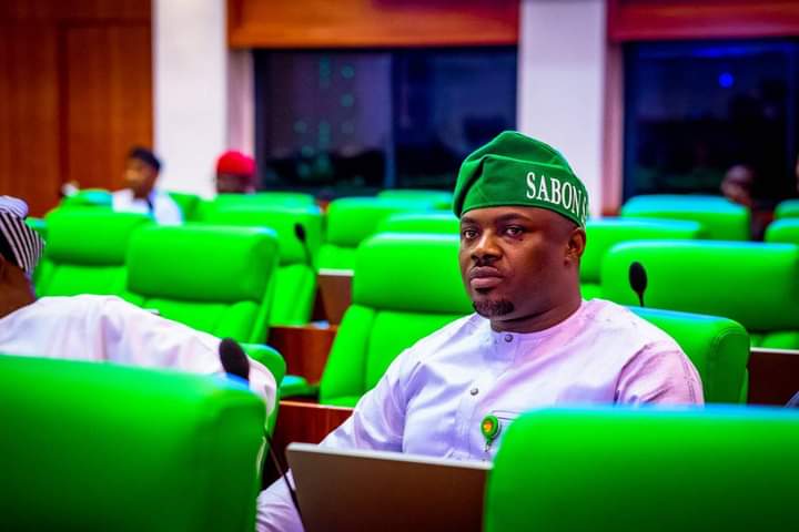 Hon. Amb. J.J Umaru at the Green House Chamber of the National Assembly Complex Abuja-Nigeria.